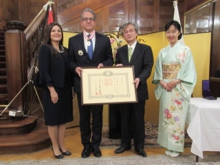 伝達式の様子